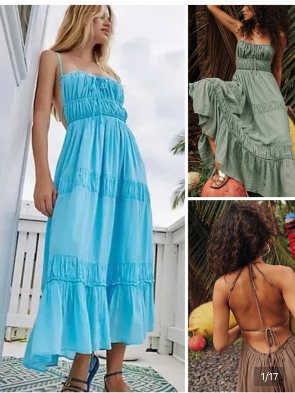 NWT FREE PEOPLE TAKING SIDES MAXI DRESS - Size MEDIUM